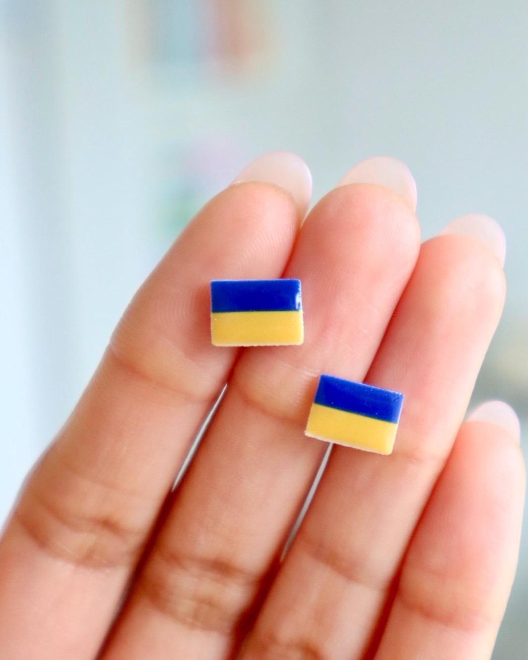Ukraine Flag Earrings