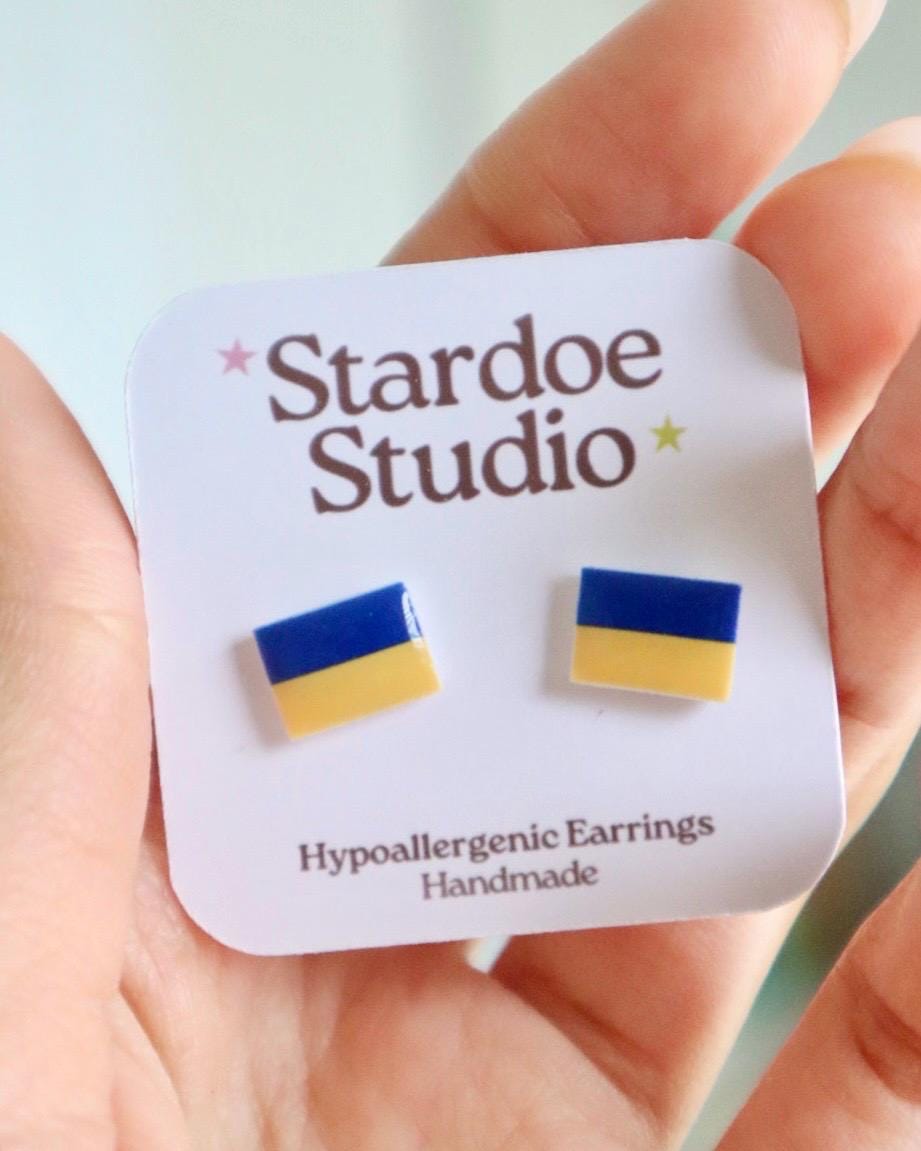 Ukraine Flag Earrings