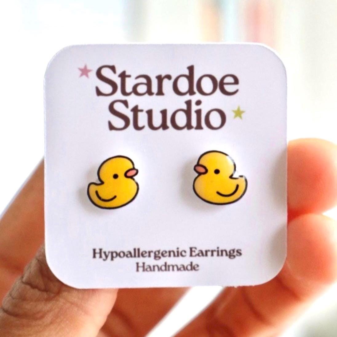 Duck Earrings