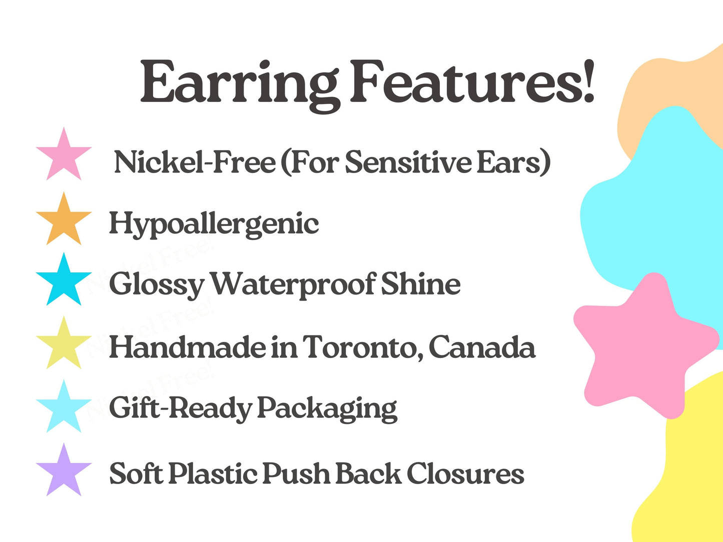 Party Hat Capybara Earrings