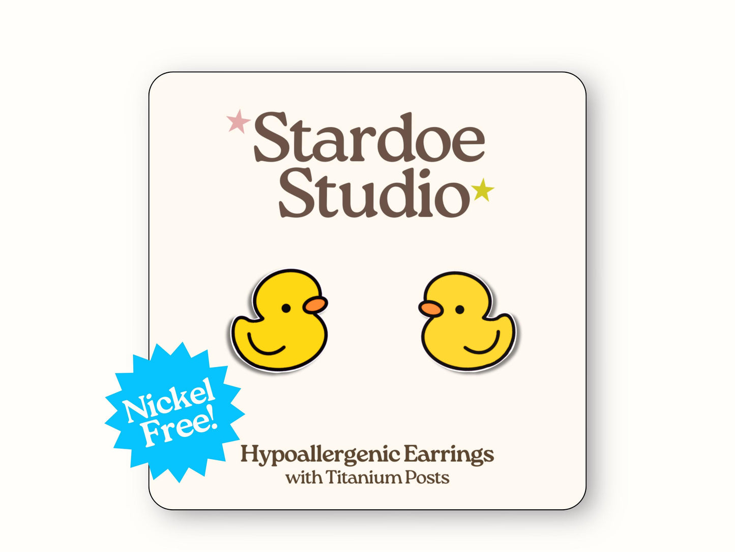 Duck Earrings