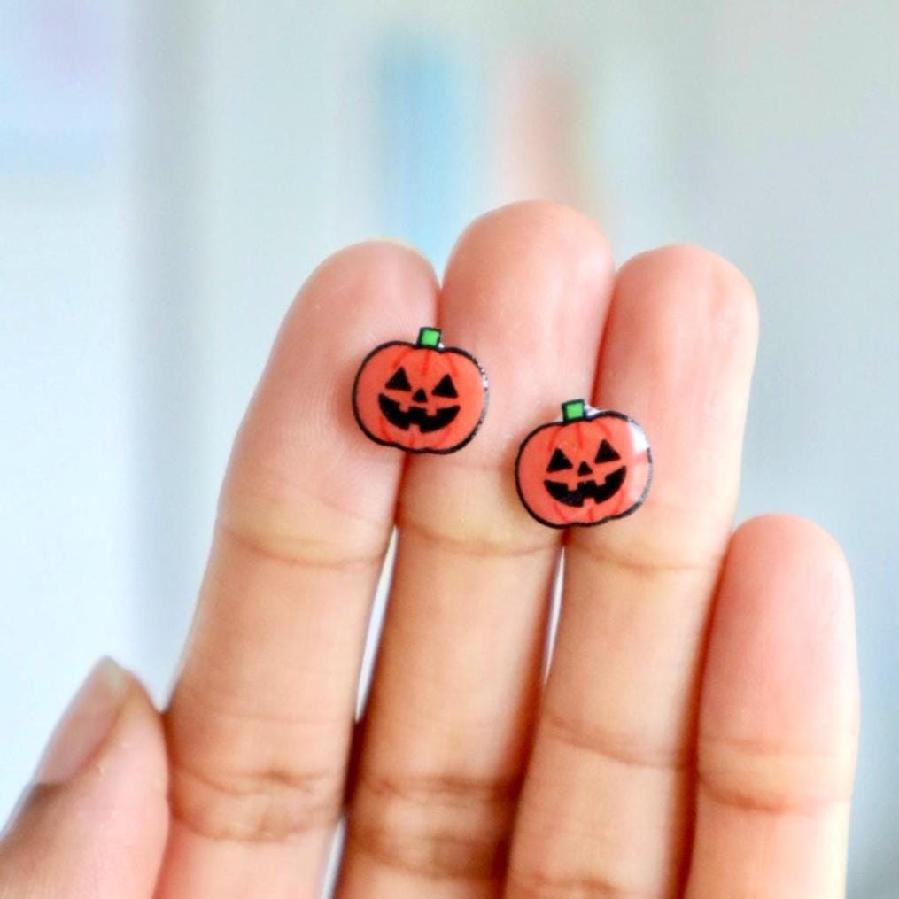 Pumpkin Earrings