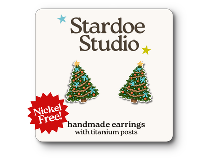 NEW Christmas Tree Earrings