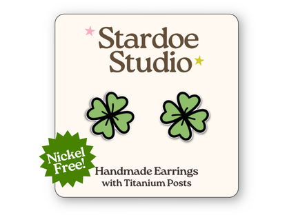Four Leaf Clover Earrings