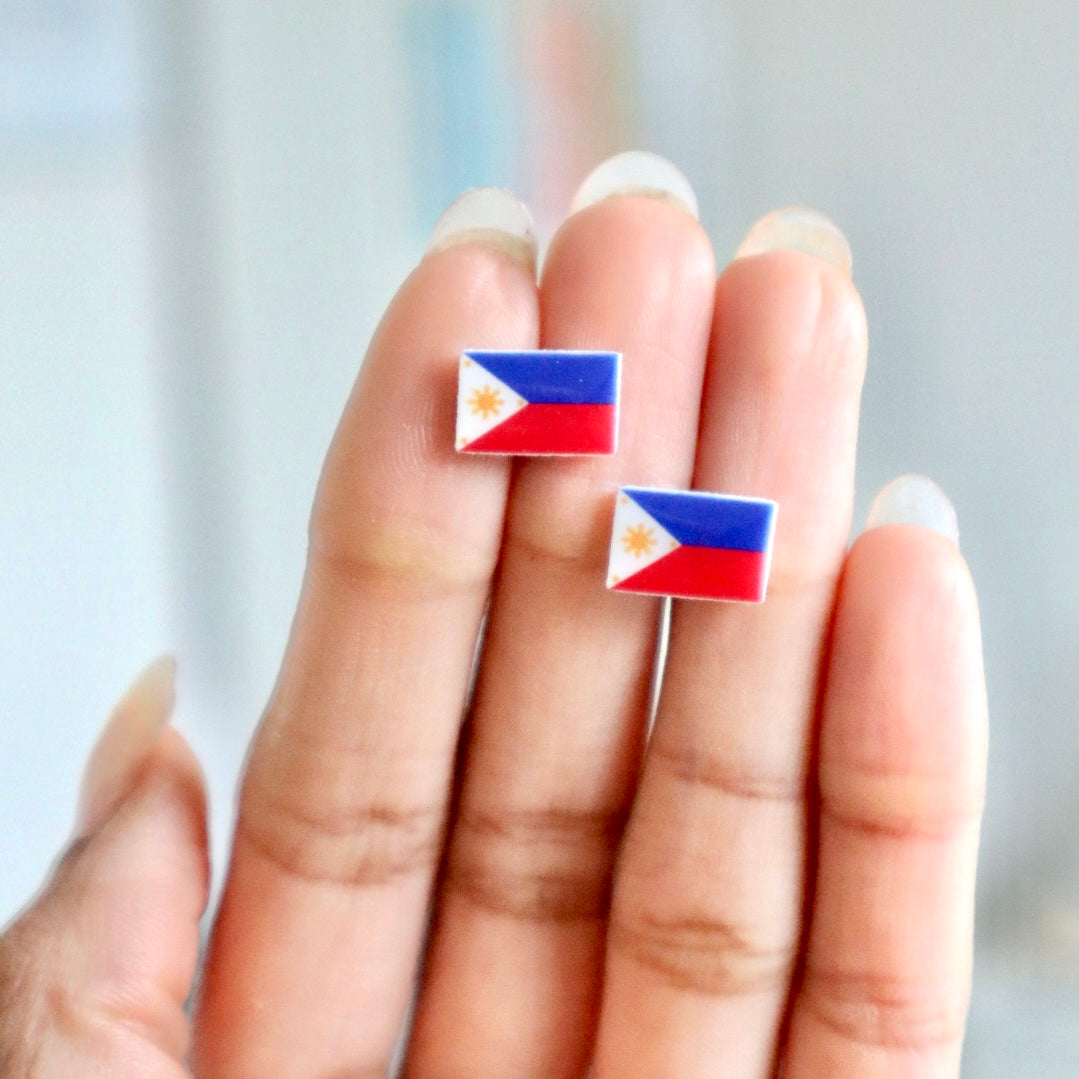 Philippines Flag Earrings