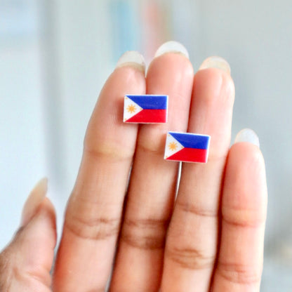 Philippines Flag Earrings
