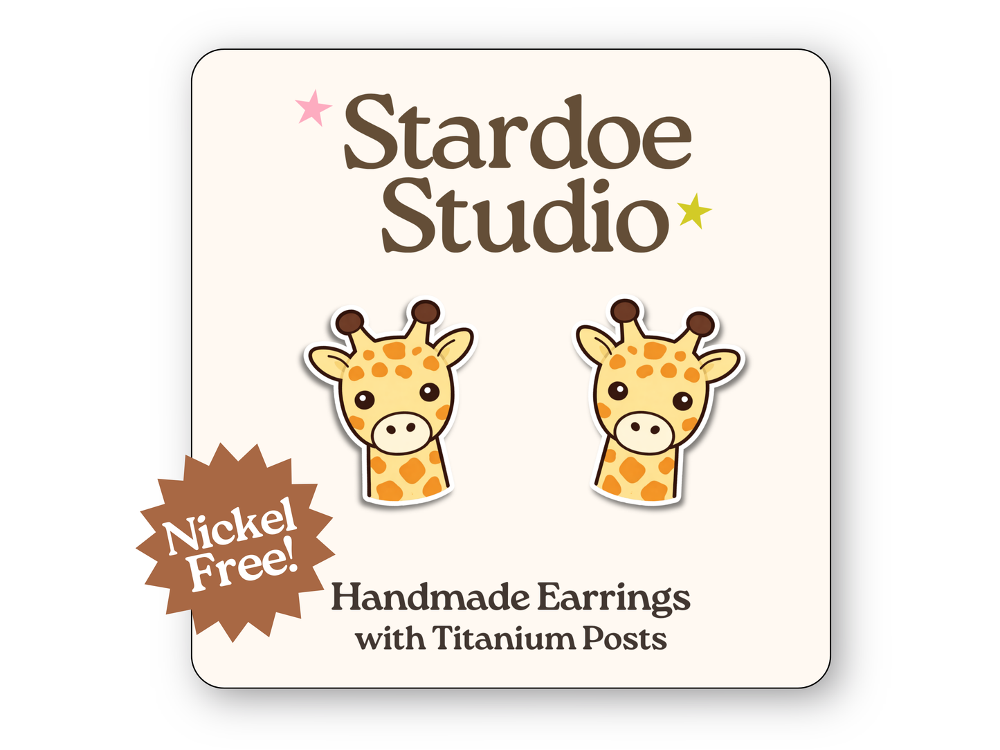 Giraffe Earrings