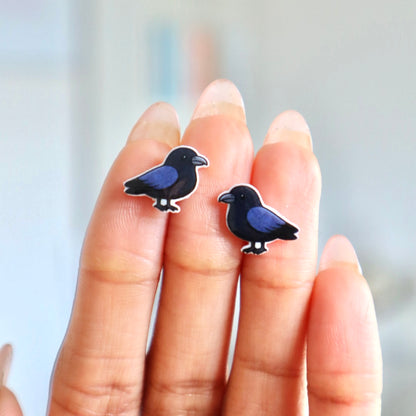 Crow Earrings