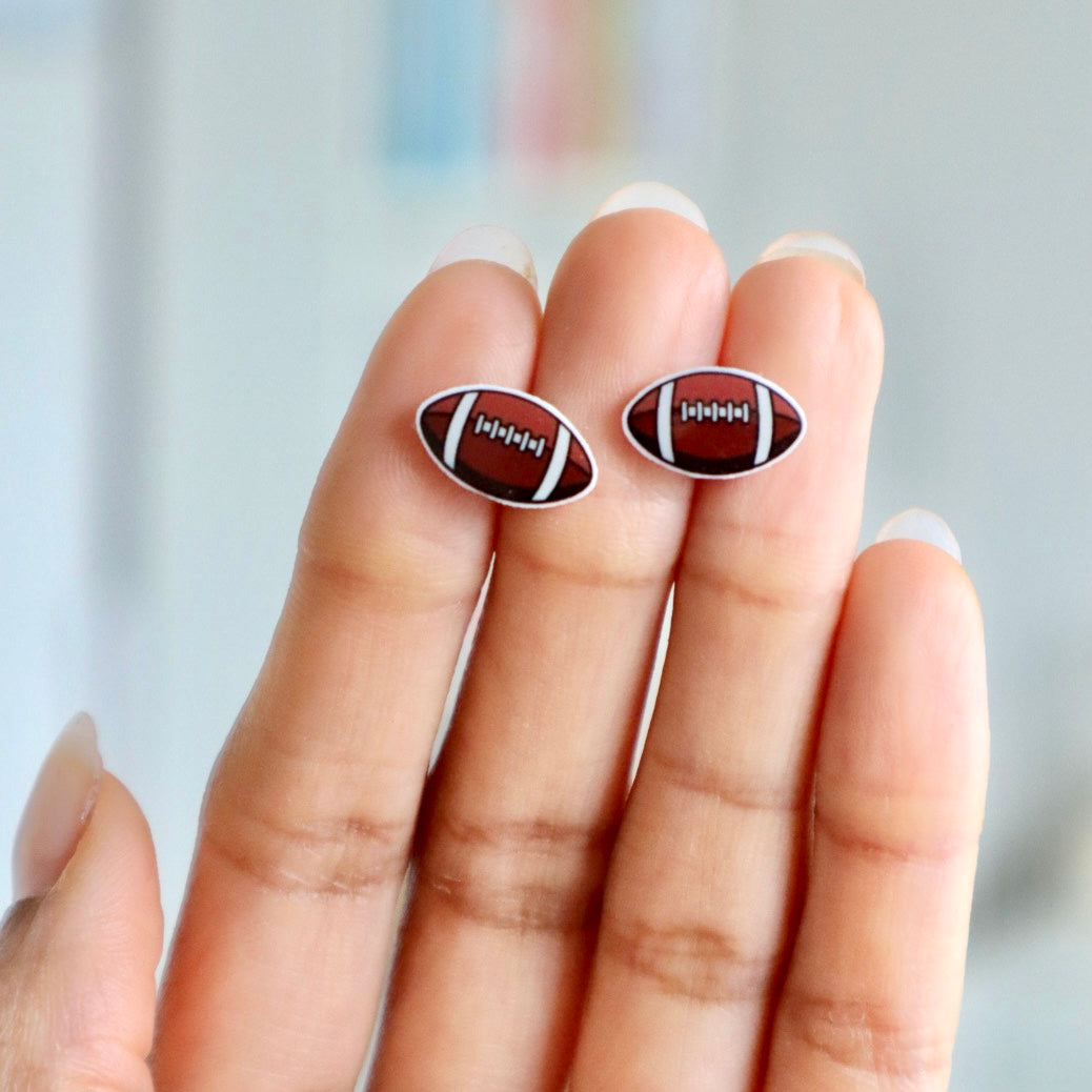 Football Earrings