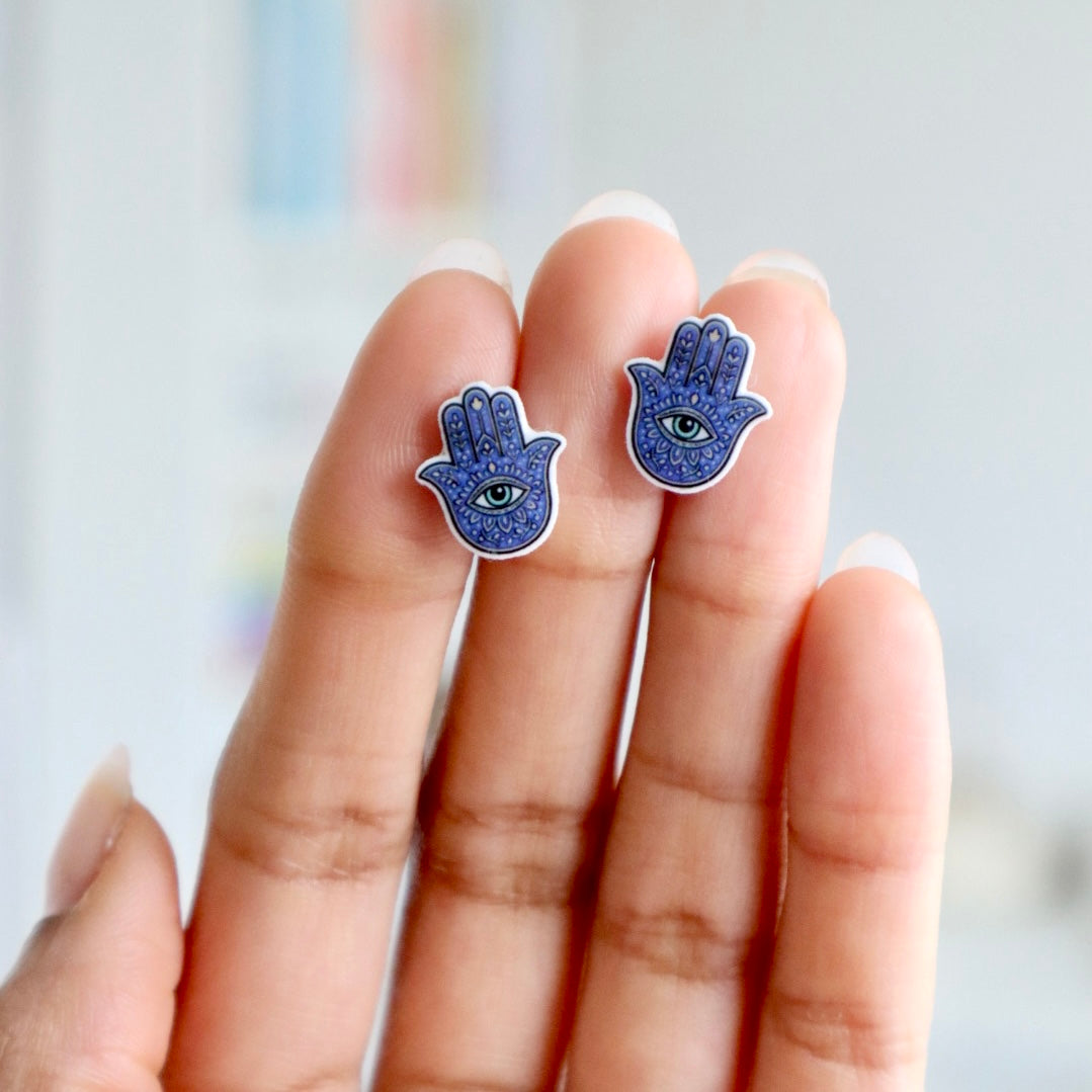 Hamsa Hand Earrings