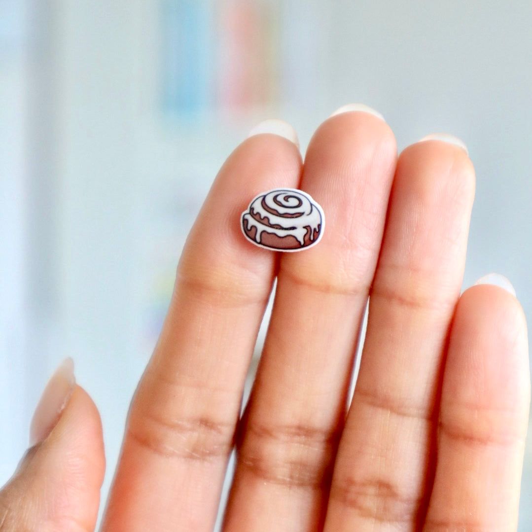 Cinnamon Roll Earrings
