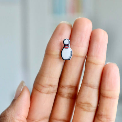Bowling Ball and Pin Earrings