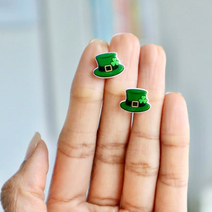 Leprechaun Hat Earrings