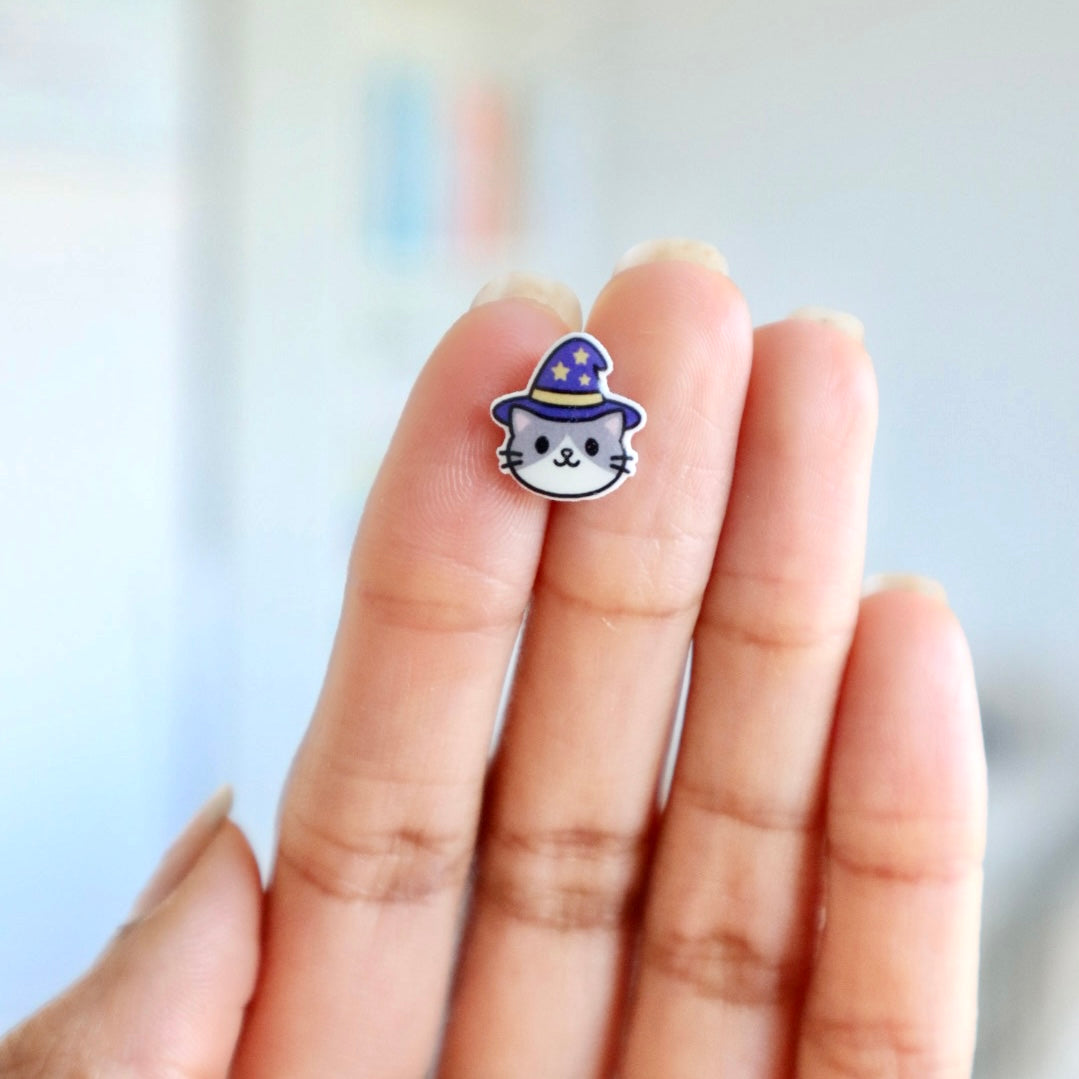 Wizard Cat Earrings