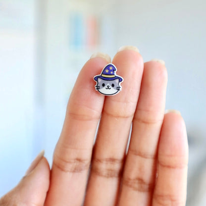 Wizard Cat Earrings