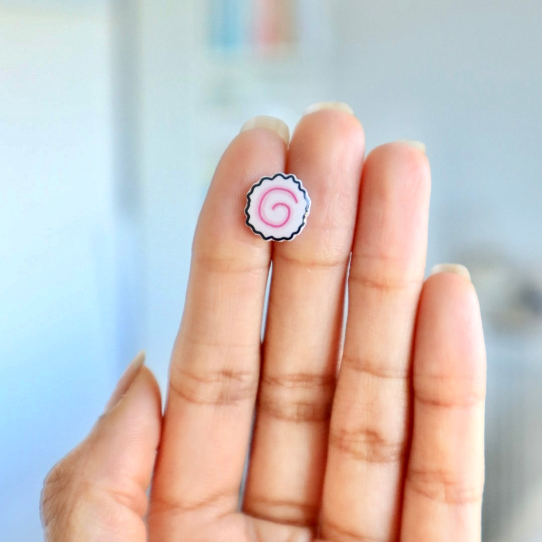 Fish Cake Narutomaki Earrings