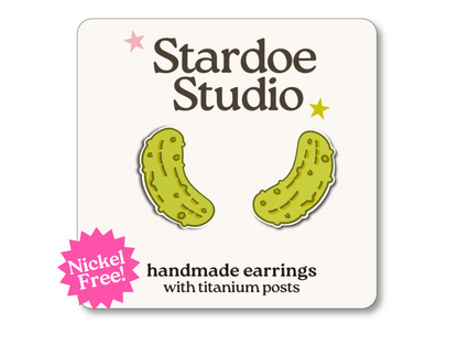 Pickle Earrings