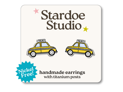 NEW NYC Taxi Cab Earrings