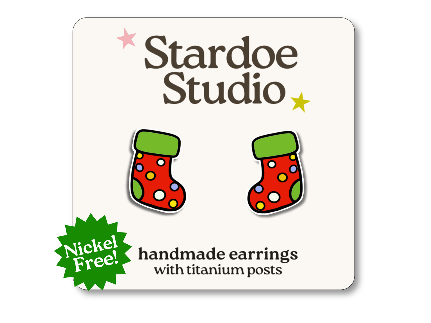 Christmas Stocking Earrings