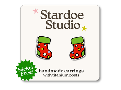 Christmas Stocking Earrings