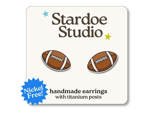 NEW Football Earrings