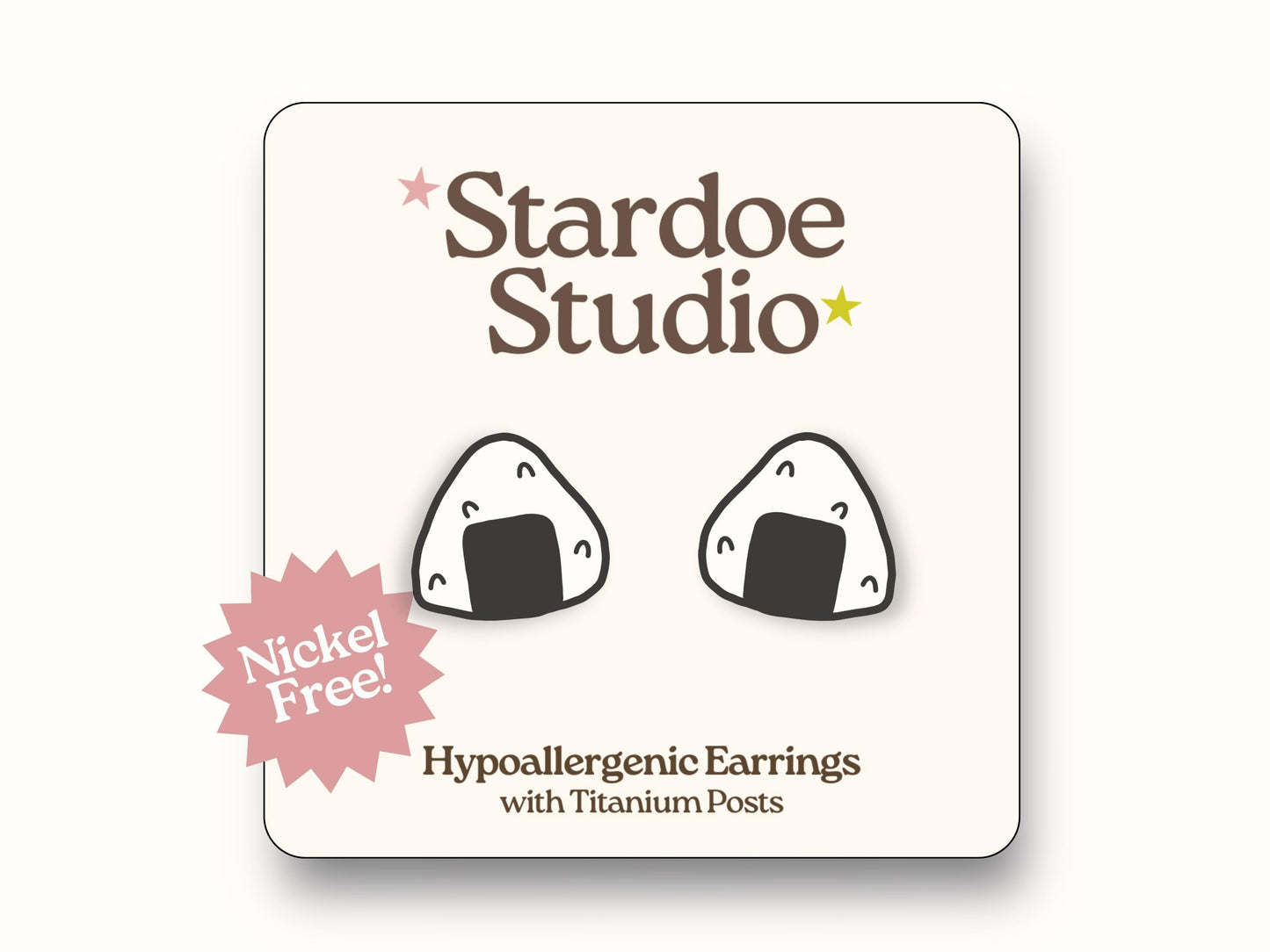 Onigiri Sushi Earrings