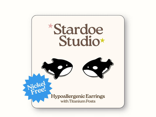 Orca Earrings