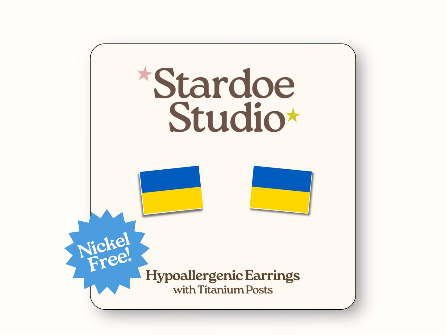 Ukraine Flag Earrings