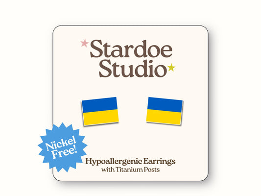 Ukraine Flag Earrings