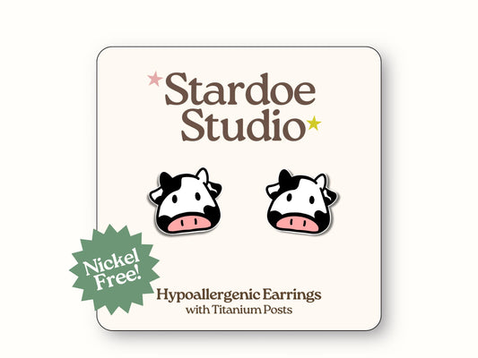 Cow Earrings