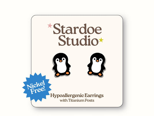 Penguin Earrings