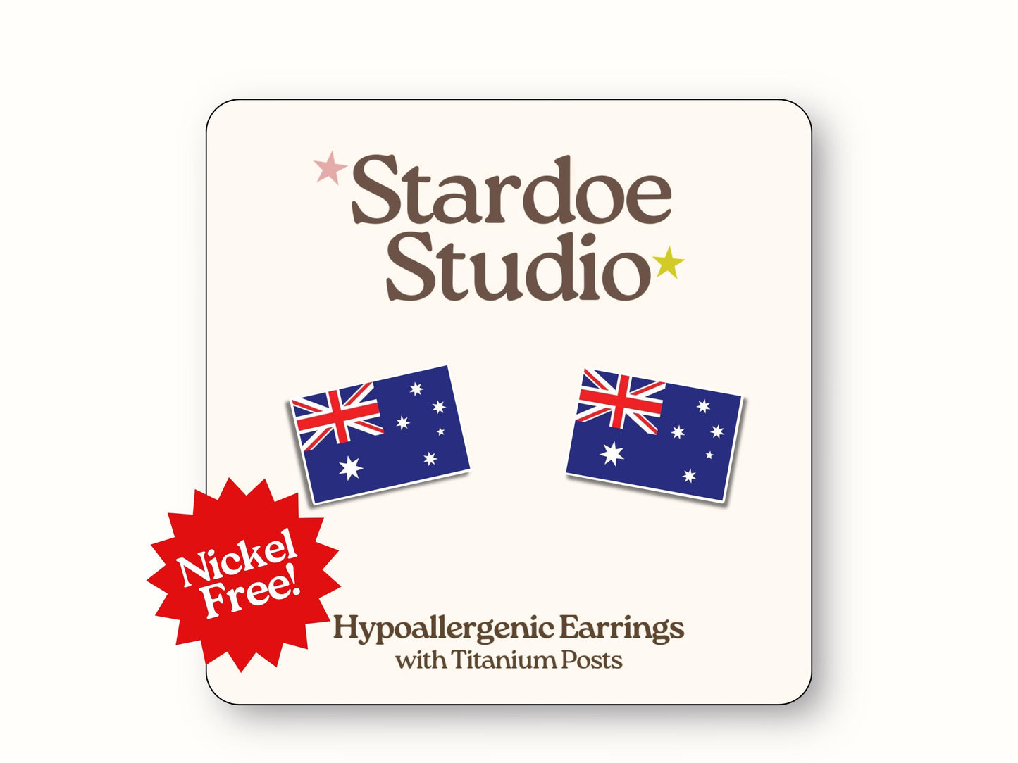 Australia Flag Earrings