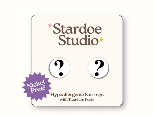Question Mark Earrings