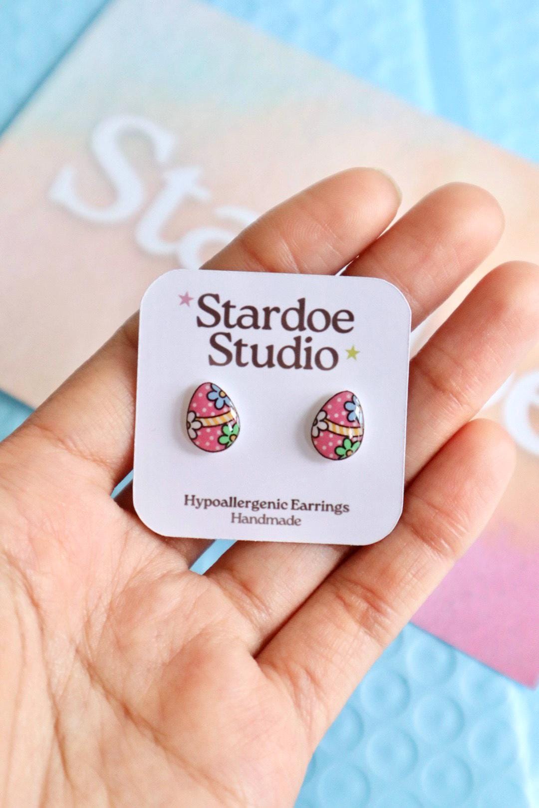 Easter Egg Earrings by Stardoe