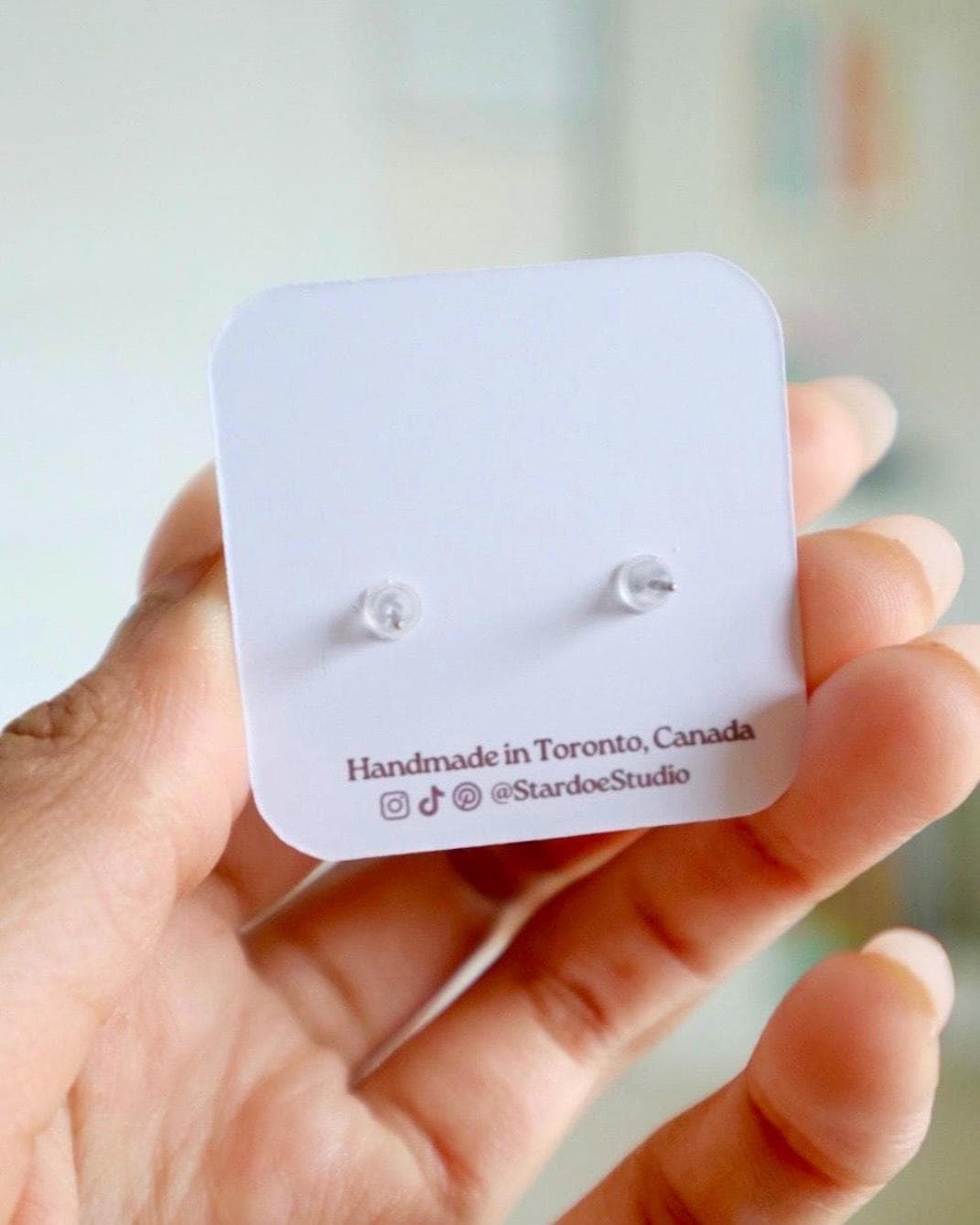 Canadian Flag Earrings
