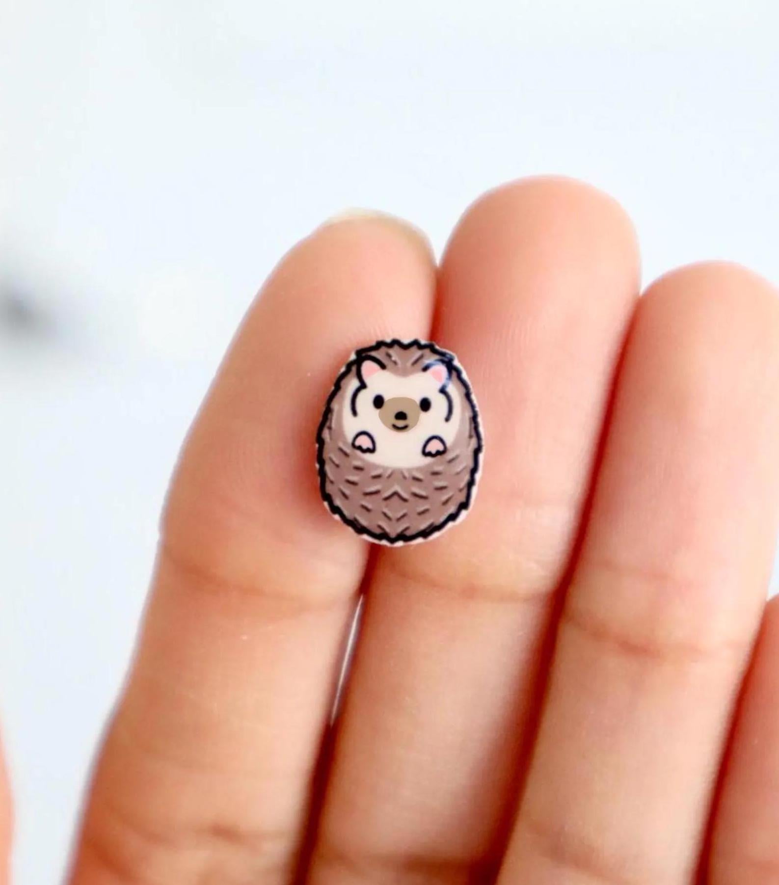 Hedgehog Cradle Earrings