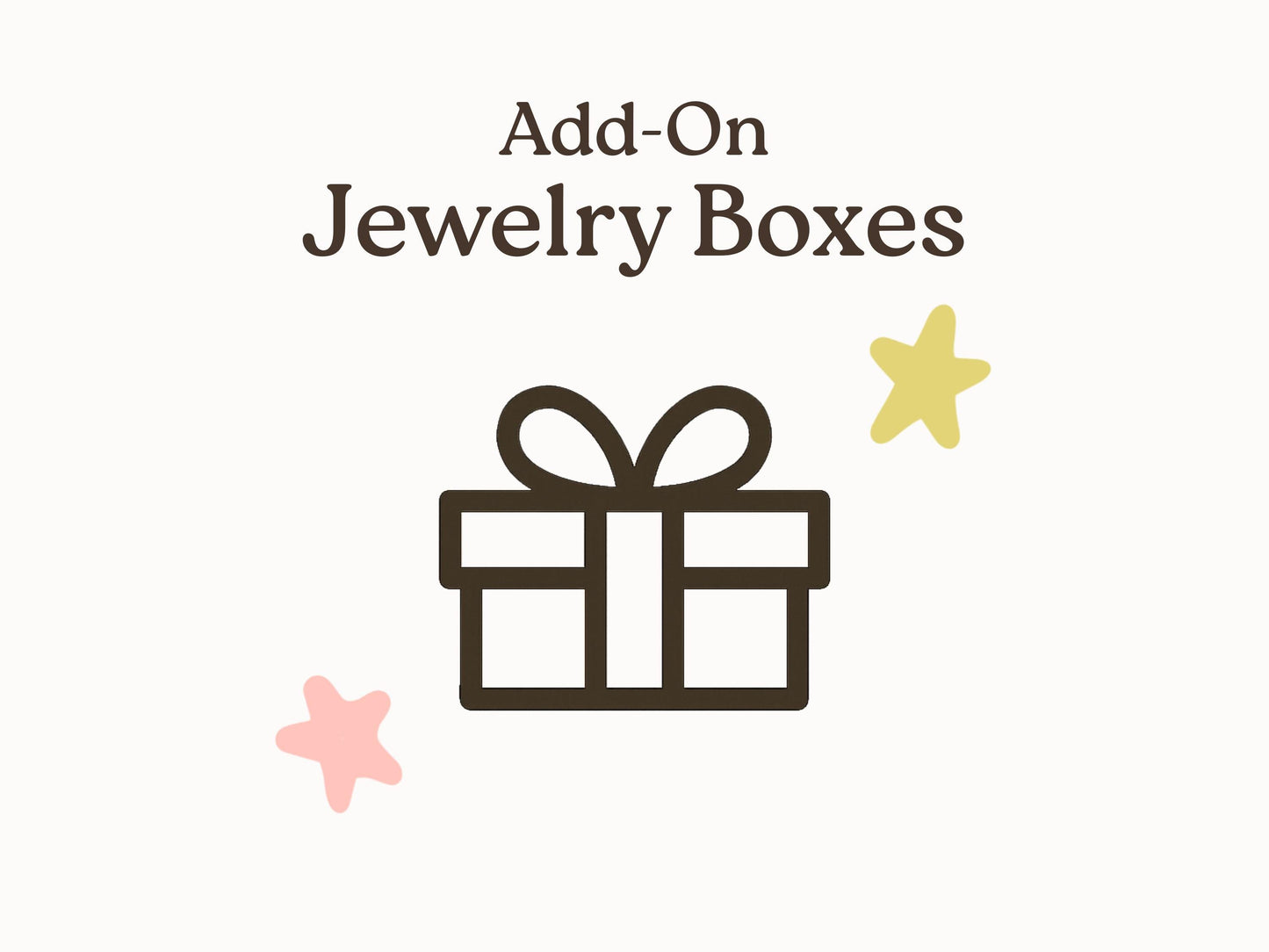 Add-On Jewelry Box for Stardoe Orders (Gift Box with Ribbon)