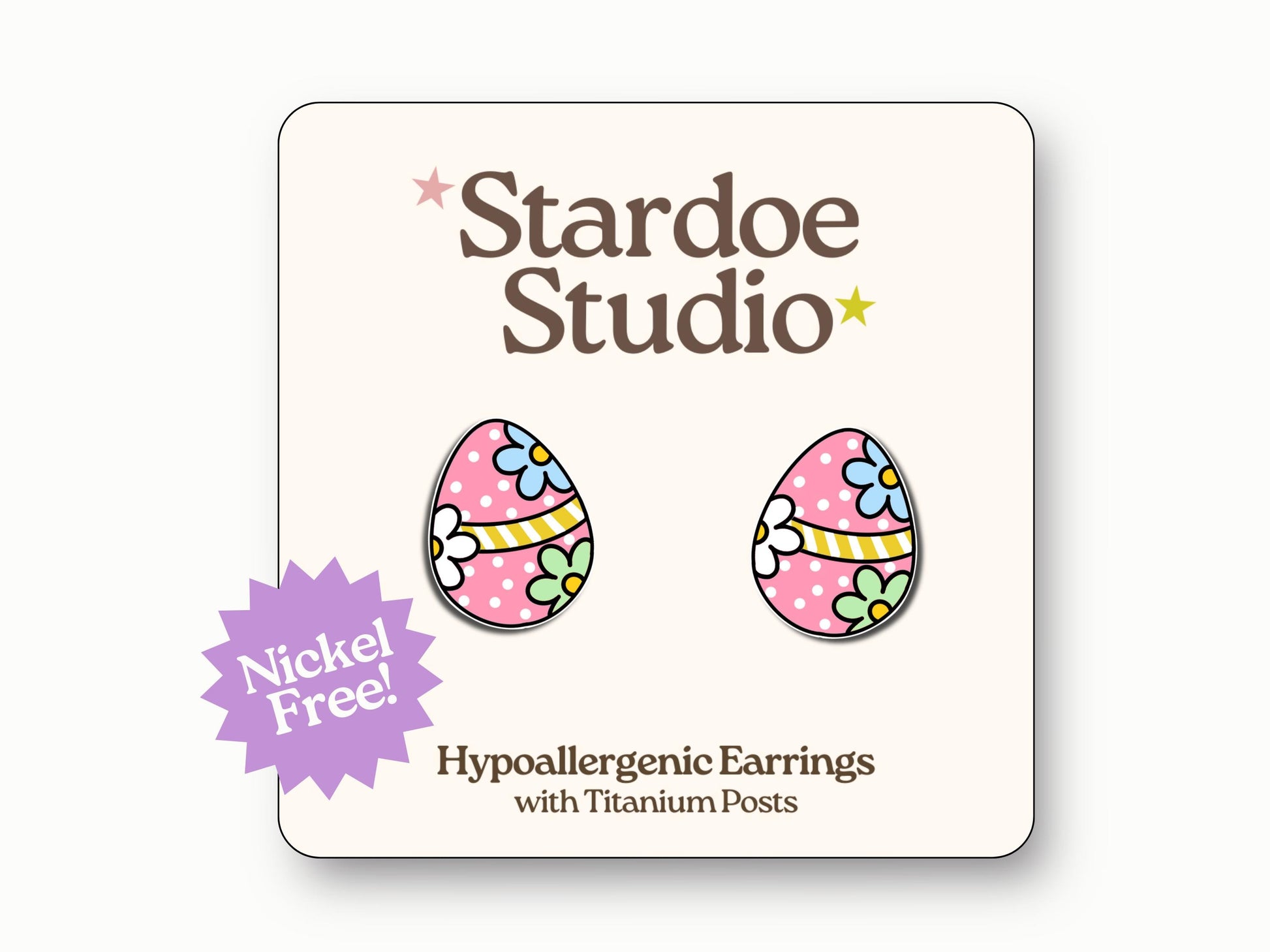Easter Egg Earrings by Stardoe