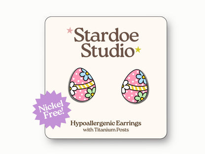 Easter Egg Earrings by Stardoe