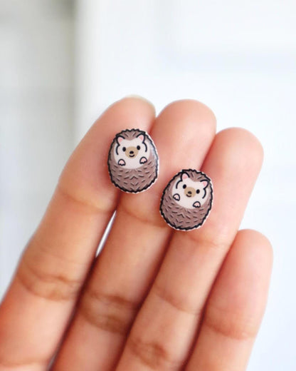 Hedgehog Cradle Earrings