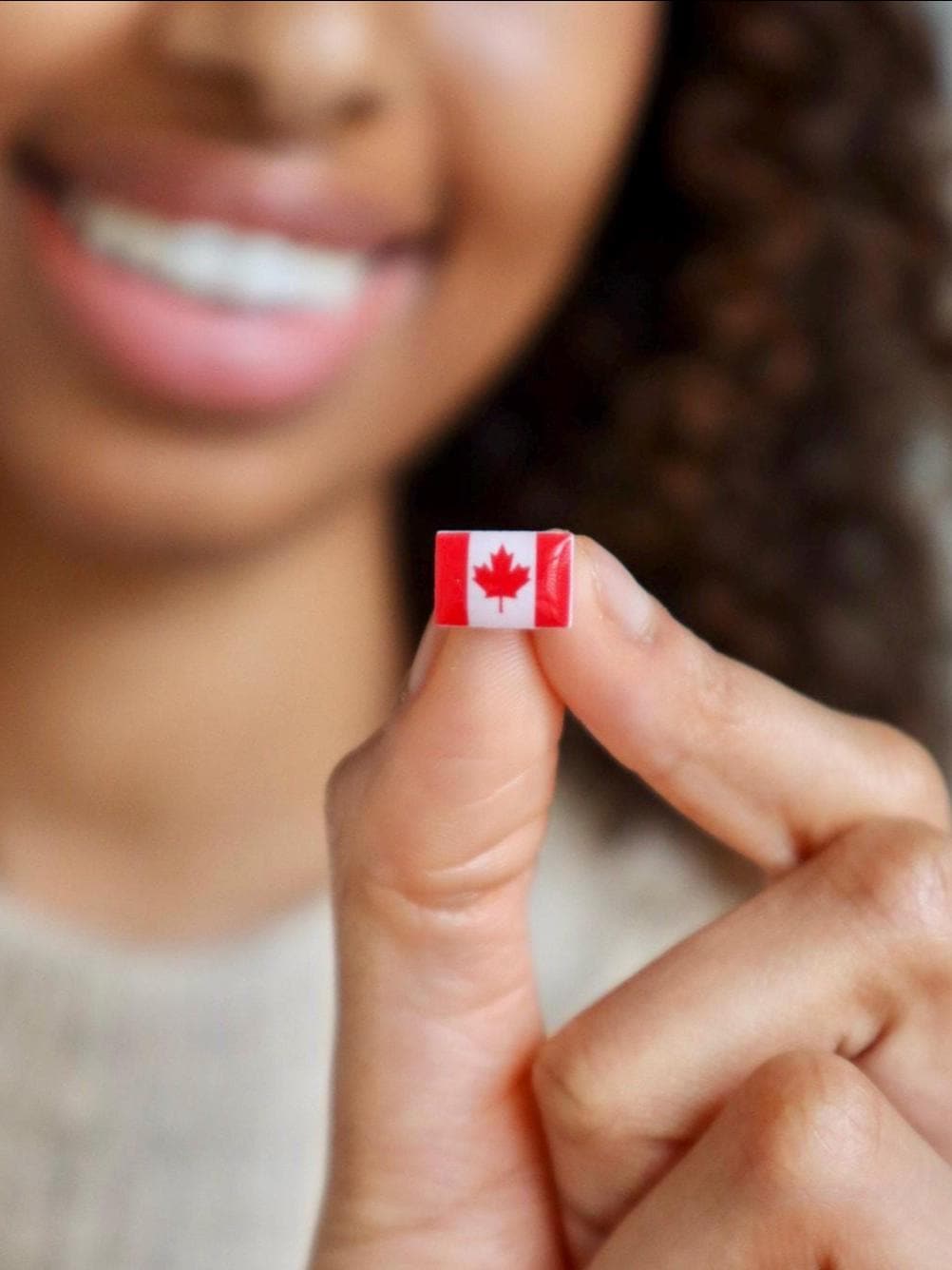 Canadian Flag Earrings