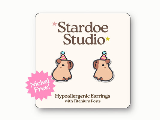Capybara Earrings