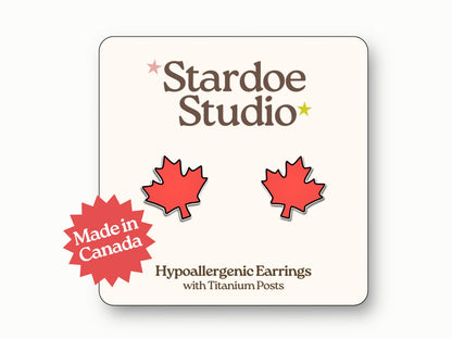 Maple Leaf Earrings
