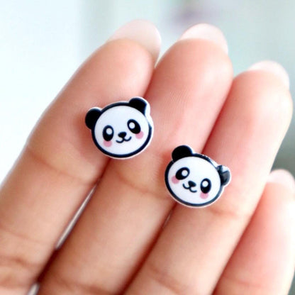 Panda Earrings