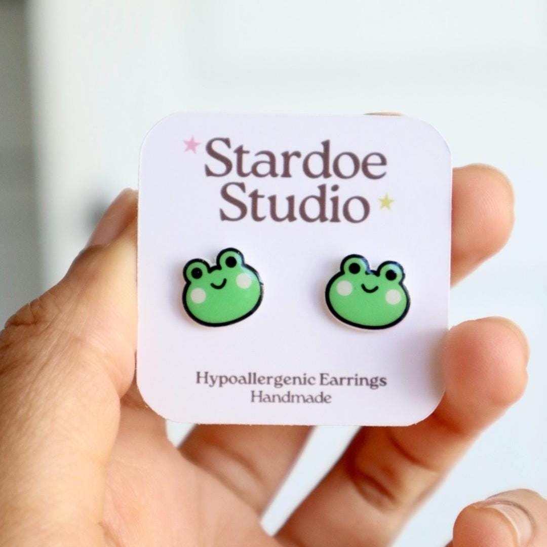 Frog Earrings