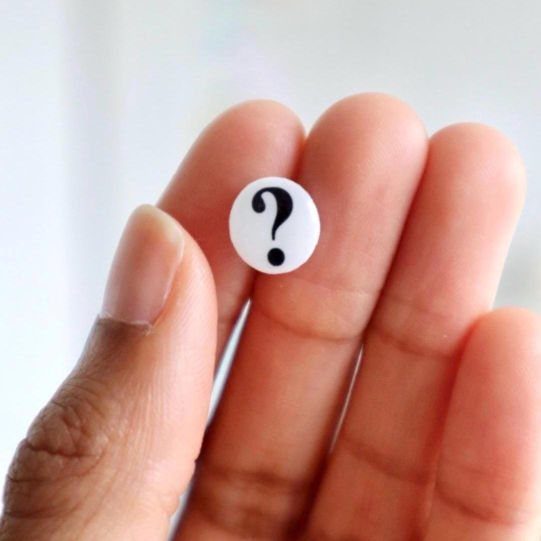 Question Mark Earrings