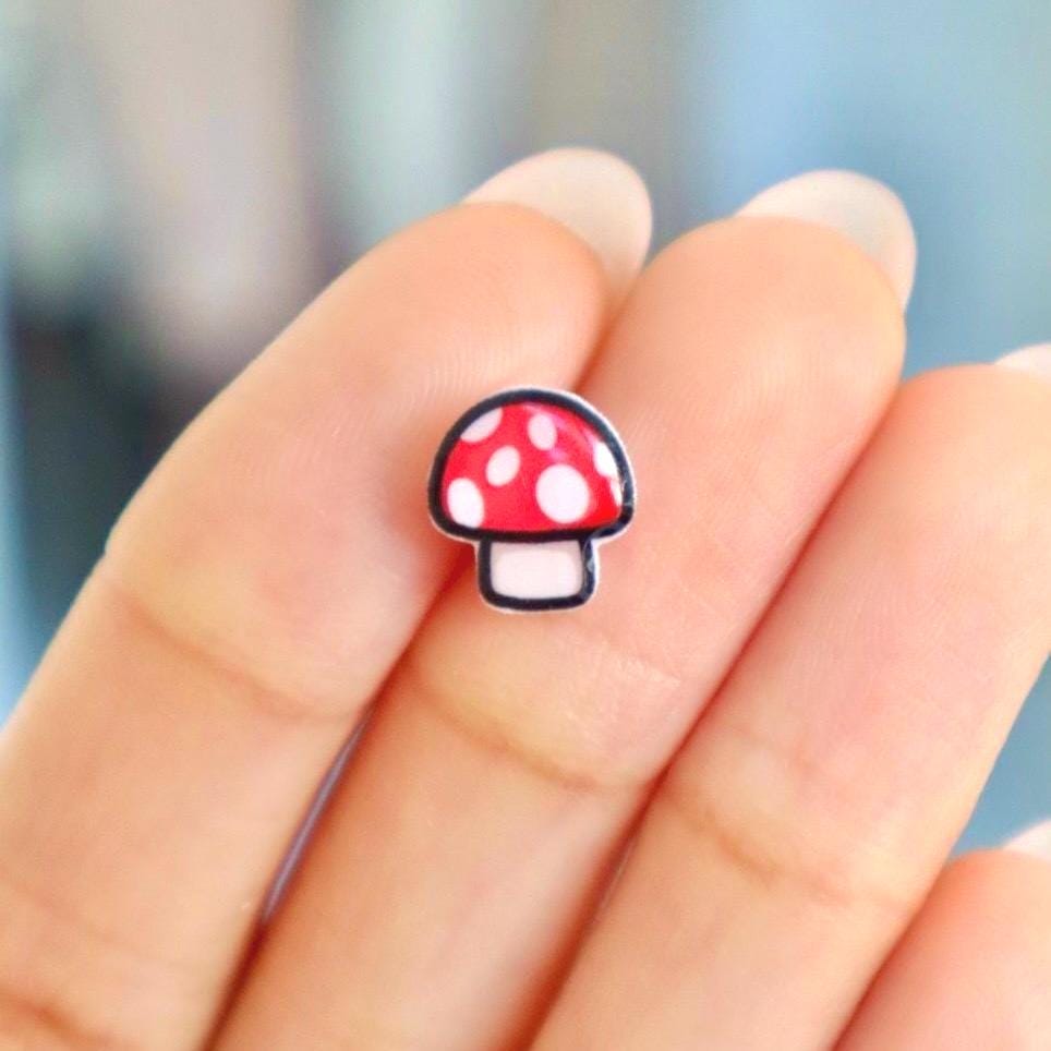 Mushroom Earrings