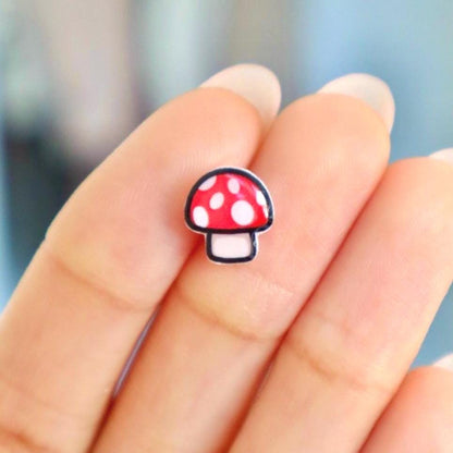 Mushroom Earrings