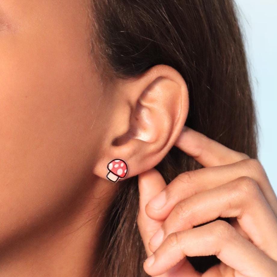 Mushroom Earrings