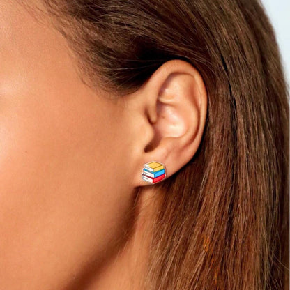 Book Earrings